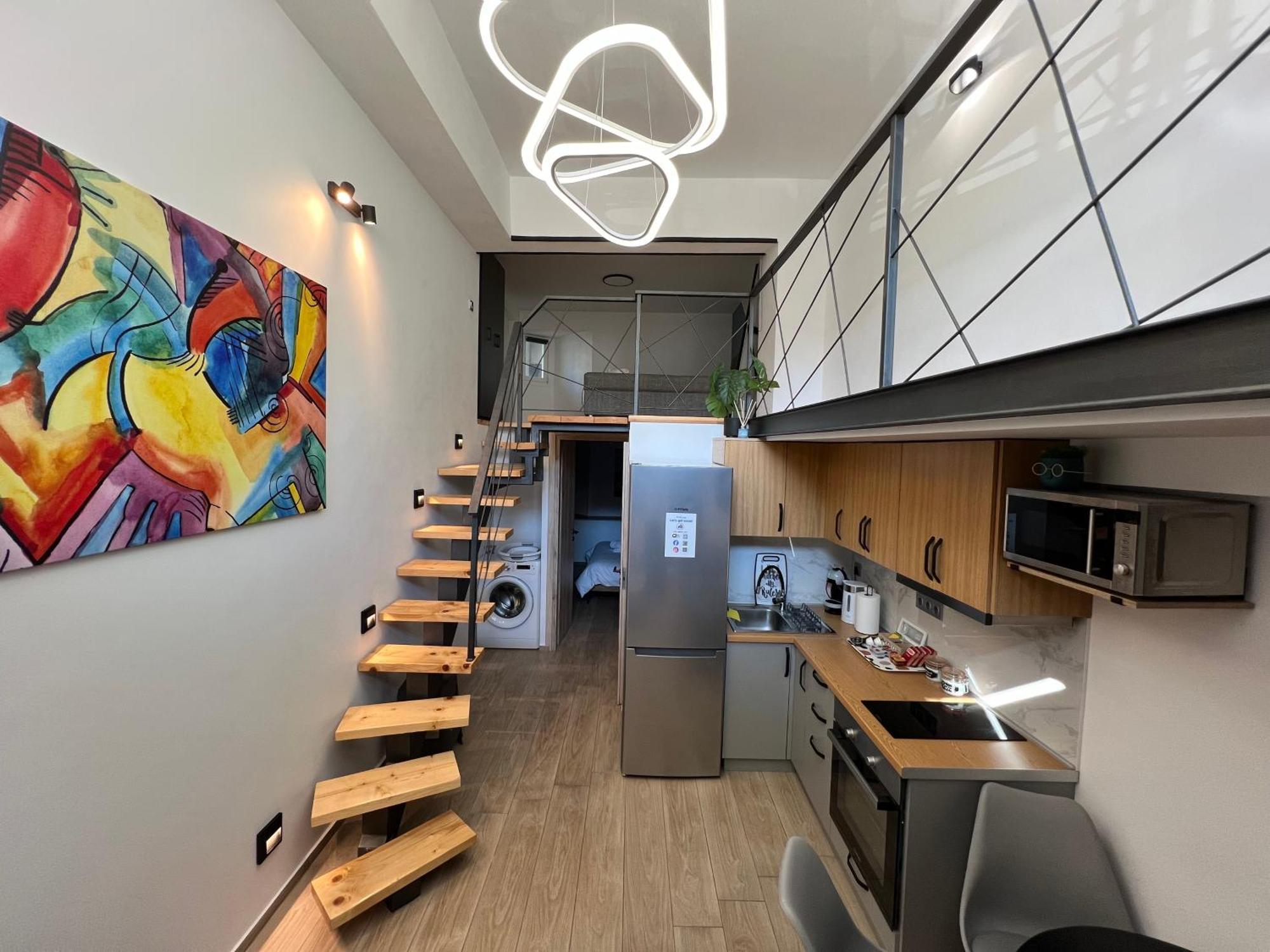 City Center Loft With Private Parking 卡瓦拉 外观 照片
